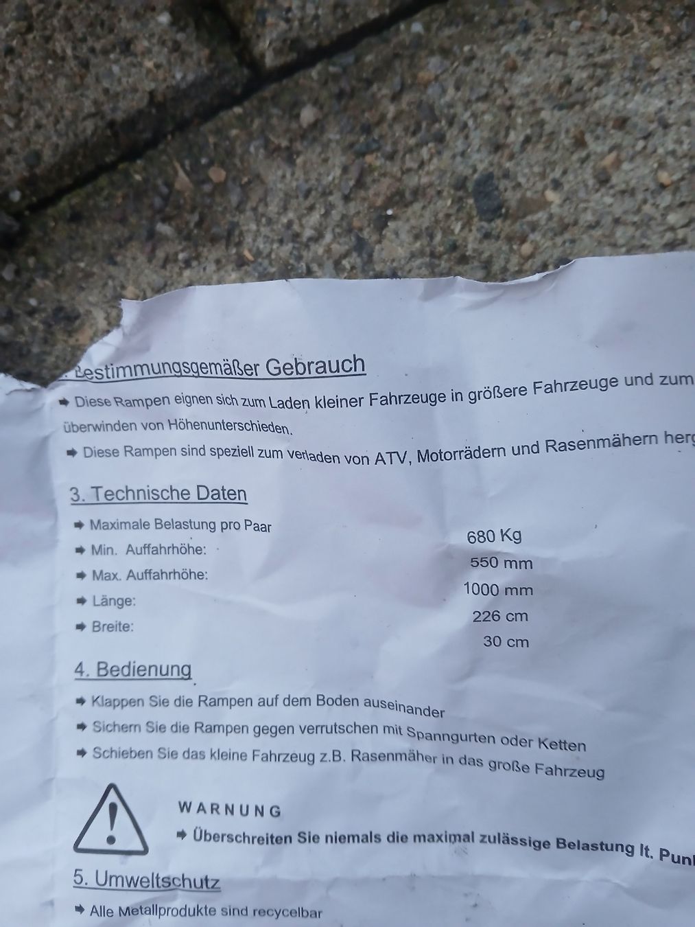 Auffahrrampen: alurampe – Neu (gemäss Beschreibung) aus Nottwil von Samantha033 2