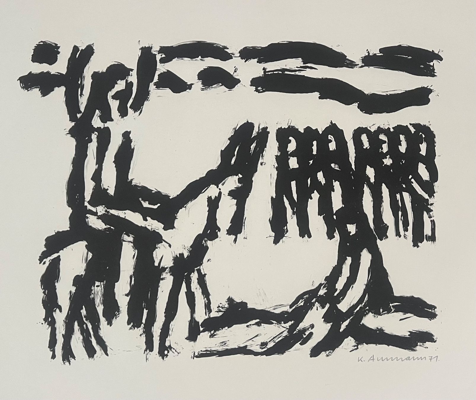 Grafiken & Lithographien: Karl Ammann, handsigniert – Gebraucht aus Rain von Pic-Ass