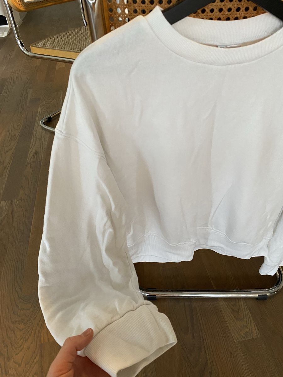 H&M Maglioni & Felpe: Weisser H&M Sweatshirt Gr. S Damen – Usato da Langenthal venduto da vik_v5ml 2