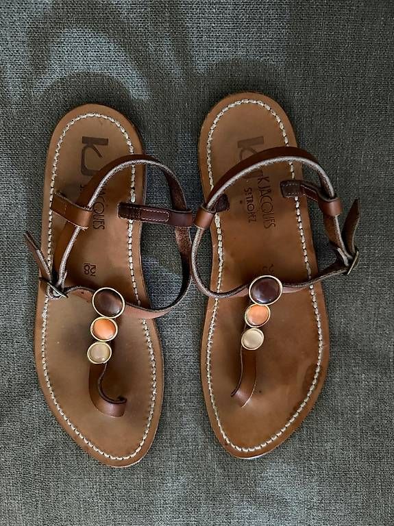 Damenschuhe: K. Jacques St. Tropez Sandalen Grösse 38 – Gebraucht aus Neunkirch von Ursi7