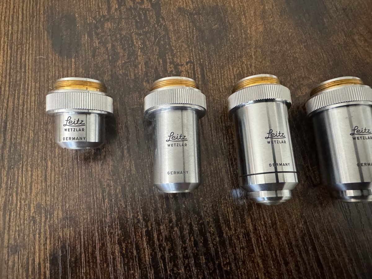 Leitz Microscopi: Leitz wetzlar mikroscope objektive 6 stück – Usato da Zunzgen venduto da milesdavis76 1