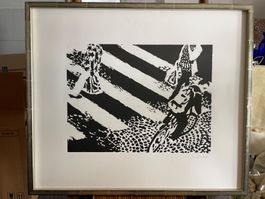 Armande Oswald, linogravure, tirage confidentiel