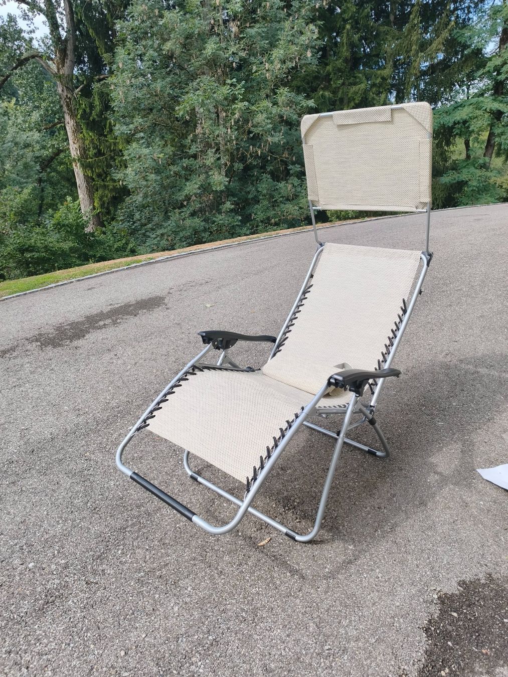Sedie a sdraio: Chaise longue  toile beige neuve – Nuovo e nell'imballaggio originale da Fribourg venduto da val_9yqy