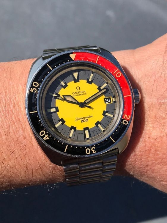 Omega Vintage Seamaster 200M Banana Rare Kaufen auf Ricardo