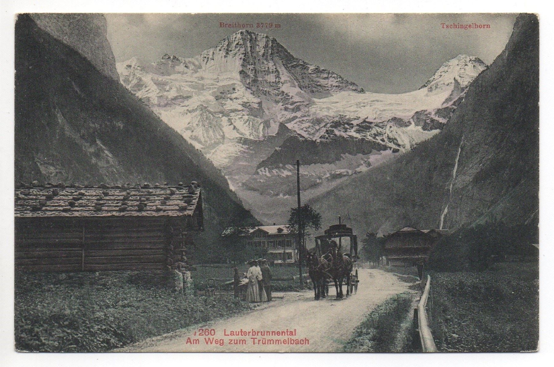 Cartoline postali: LAUTERBRUNNENTAL Pferde-Kutsche – Nuovo (secondo la descrizione) da Jona venduto da philajona