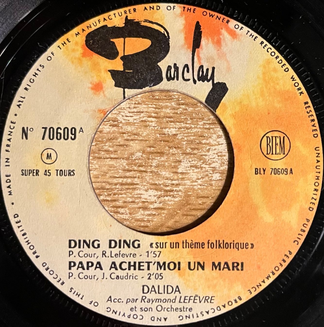 Dischi in vinile: DALIDA - DING DING – Usato da Bussigny venduto da vinyl-pas-cher 2