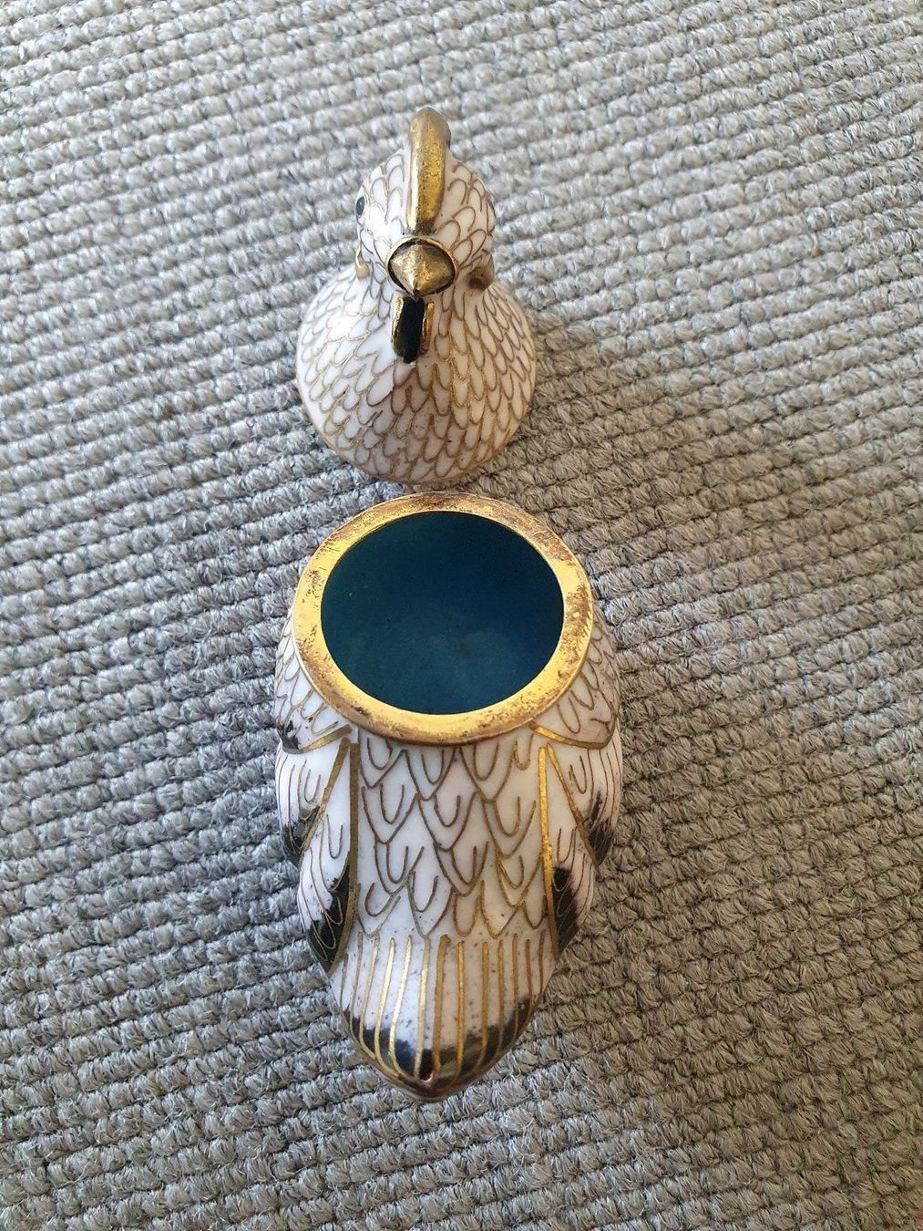 Alle Dekorationen: Cloisonné Vogel als Dose – Gebraucht aus Glattfelden von sessa123 5