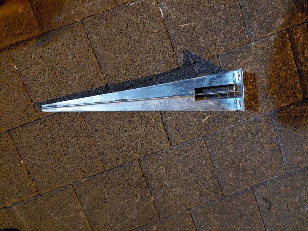 thumbnail image 2 of Aazon.co: GAH-Alberts Door Hinge With Knob Handle Offset With Fixed Loop Yellow-Galvanised 100... 2 of 14