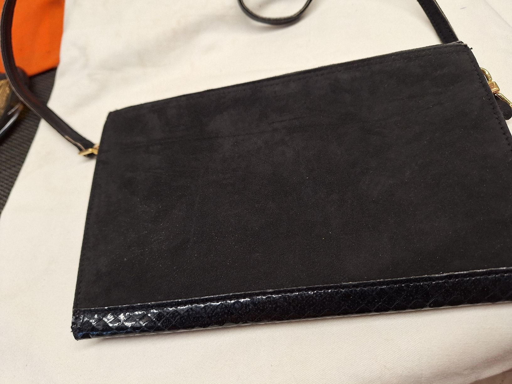 Borse da donna: Pochette 70 iger Jahre Leder – Usato da Rheinfelden venduto da Cleopatra2000 2