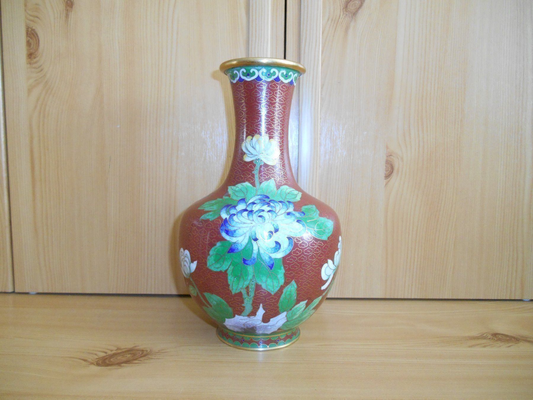 Vasi & Recipienti: Schöne Cloisonné Vase, Höhe 21.5cm – Usato da Basel venduto da fafa68