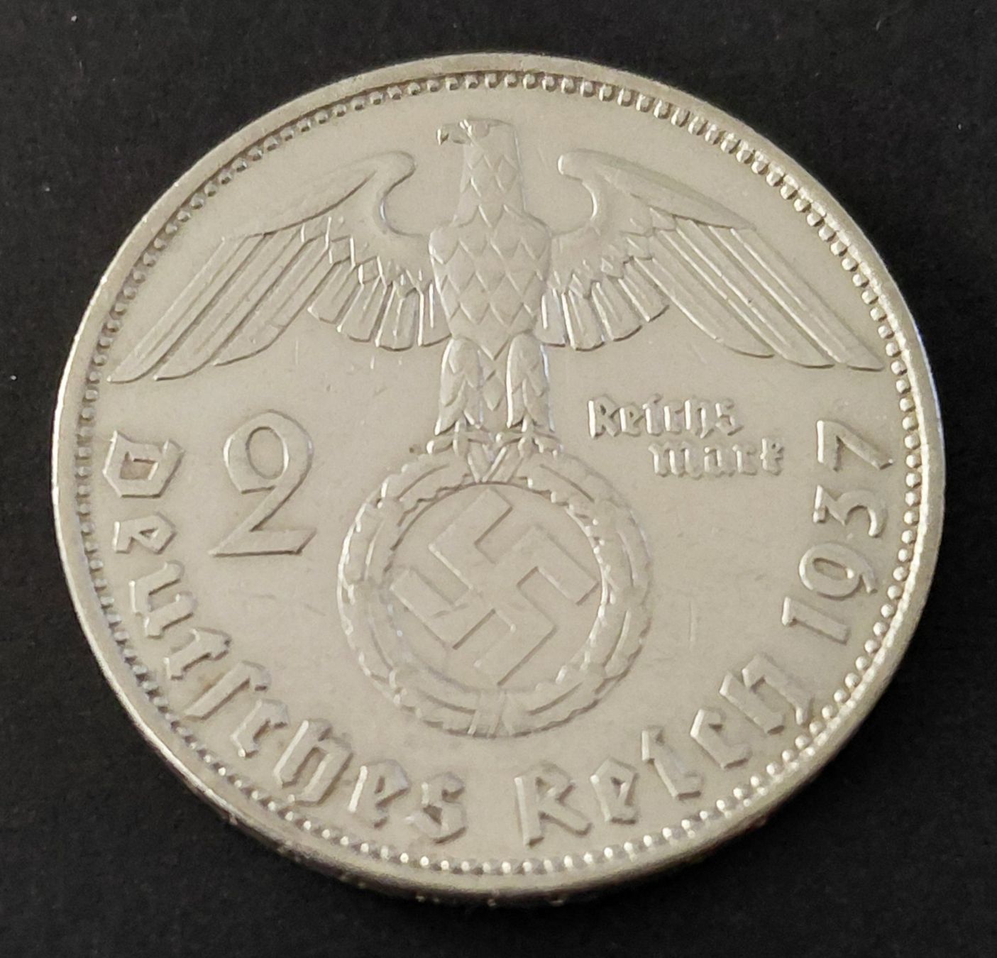 Tutti le monete: Deutches Reich - 2 Reichsmark 1937 A – Usato da Ebikon venduto da smartbox