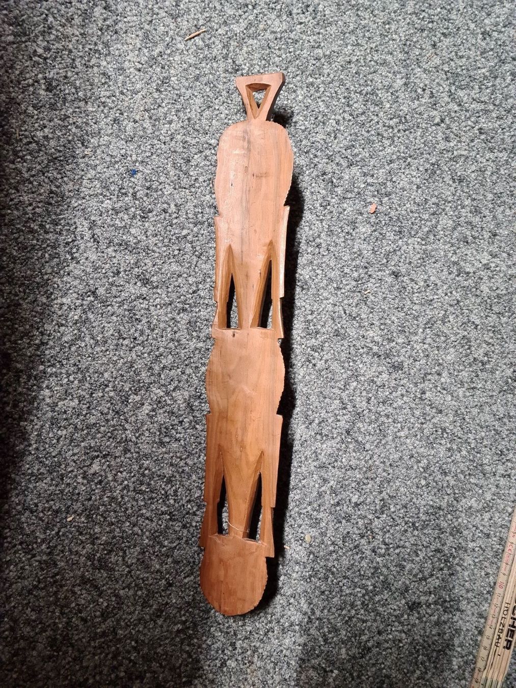 Tutte le decorazioni: Holz Figur mit Masken Gesichtern – Usato da Erstfeld venduto da Mario_boe0 2