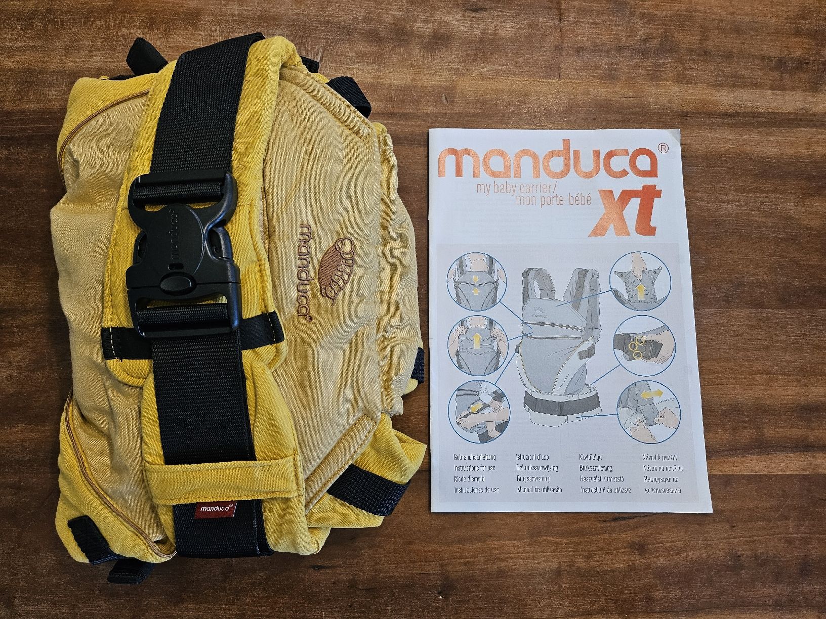 Manduca Marsupi portabebè: Manduca Xt Babytrage 3 Tragepositionen – Usato da Baar venduto da Naedels-Kreationen 2