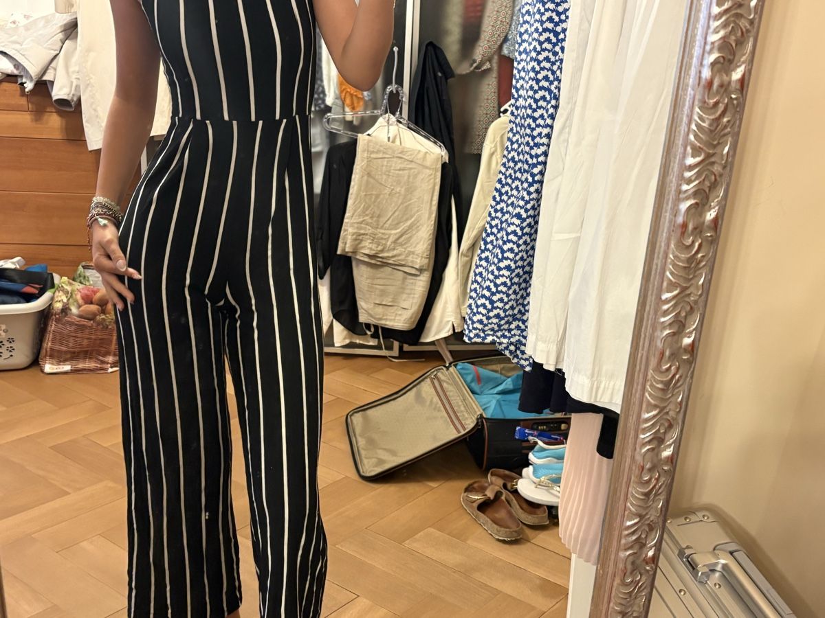 Bershka Jumpsuits: Jumpsuit schwarz weiss gestreift – Gebraucht aus Zürich von ric_r96d 2