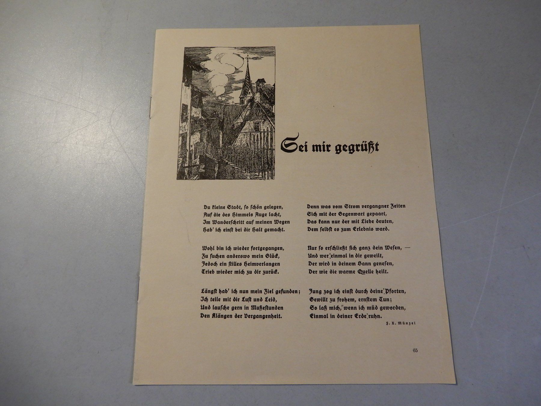 Libri: Sei mir gegrüsst - Münzel – Usato da Erstfeld venduto da Mario_boe0