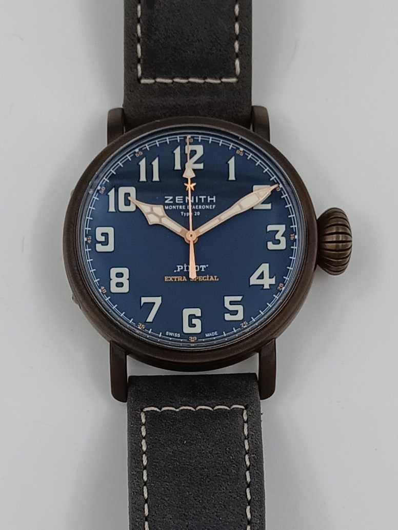 Zenith Orologi: ZENITH "PILOT TYPE 20 EXTRA SPECIAL" IN BRONZE – Nuovo (secondo la descrizione) da Luzern venduto da EdiGem 6