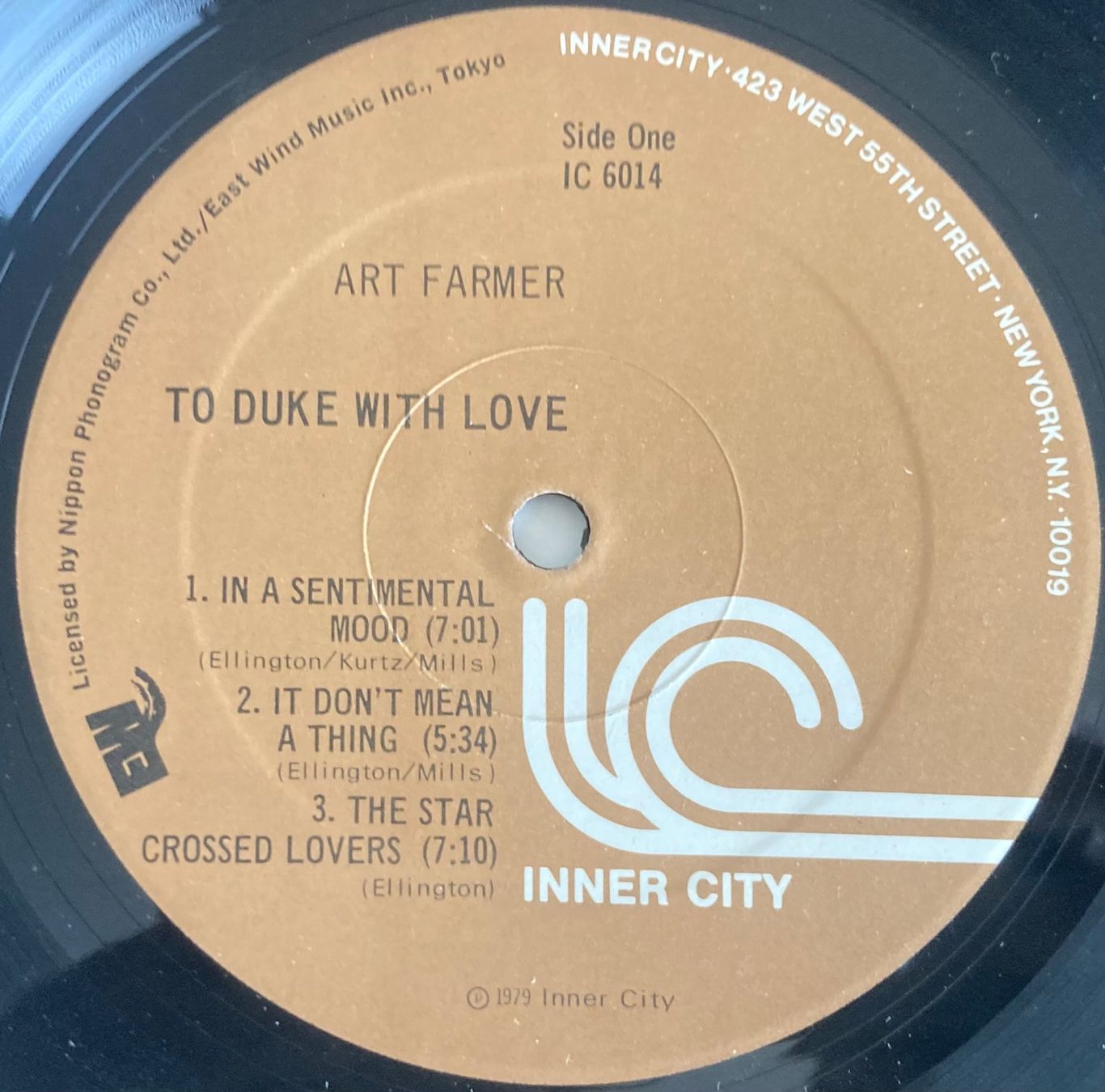 Dischi in vinile: ART FARMER - TO DUKE WITH LOVE – Usato da Poliez-Pittet venduto da Newtown-Records 2