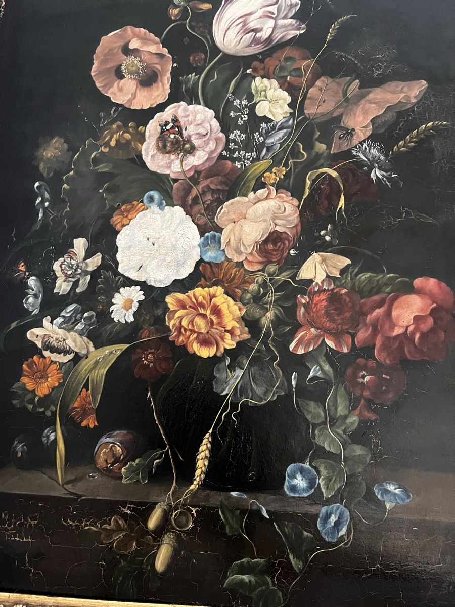 Dipinti: Blumenbild Oel auf Holz – Usato da Hünenberg See venduto da AmmBri
