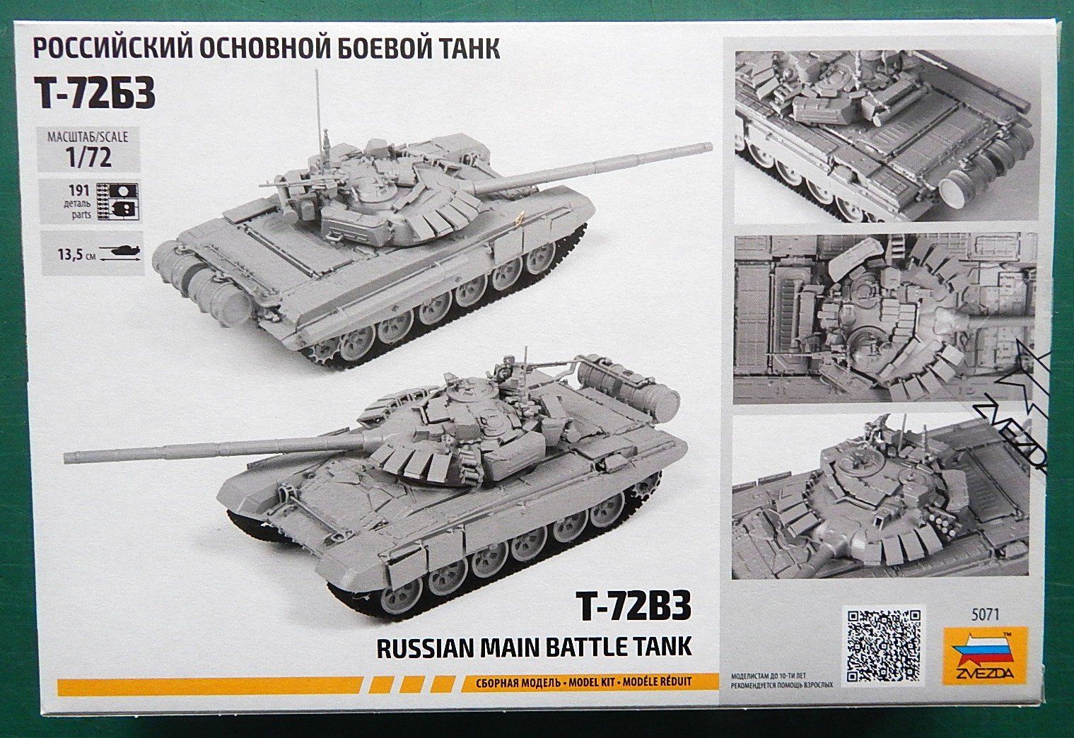 Zvezda Kit di modellismo & Modellini statici: T-72B3 – Nuovo e nell'imballaggio originale da Neuchâtel venduto da PAB2000 1