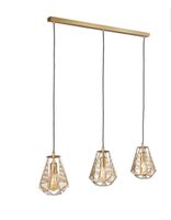 Goldene Hängelampe ✨ Industrial Style - Top Zustand!