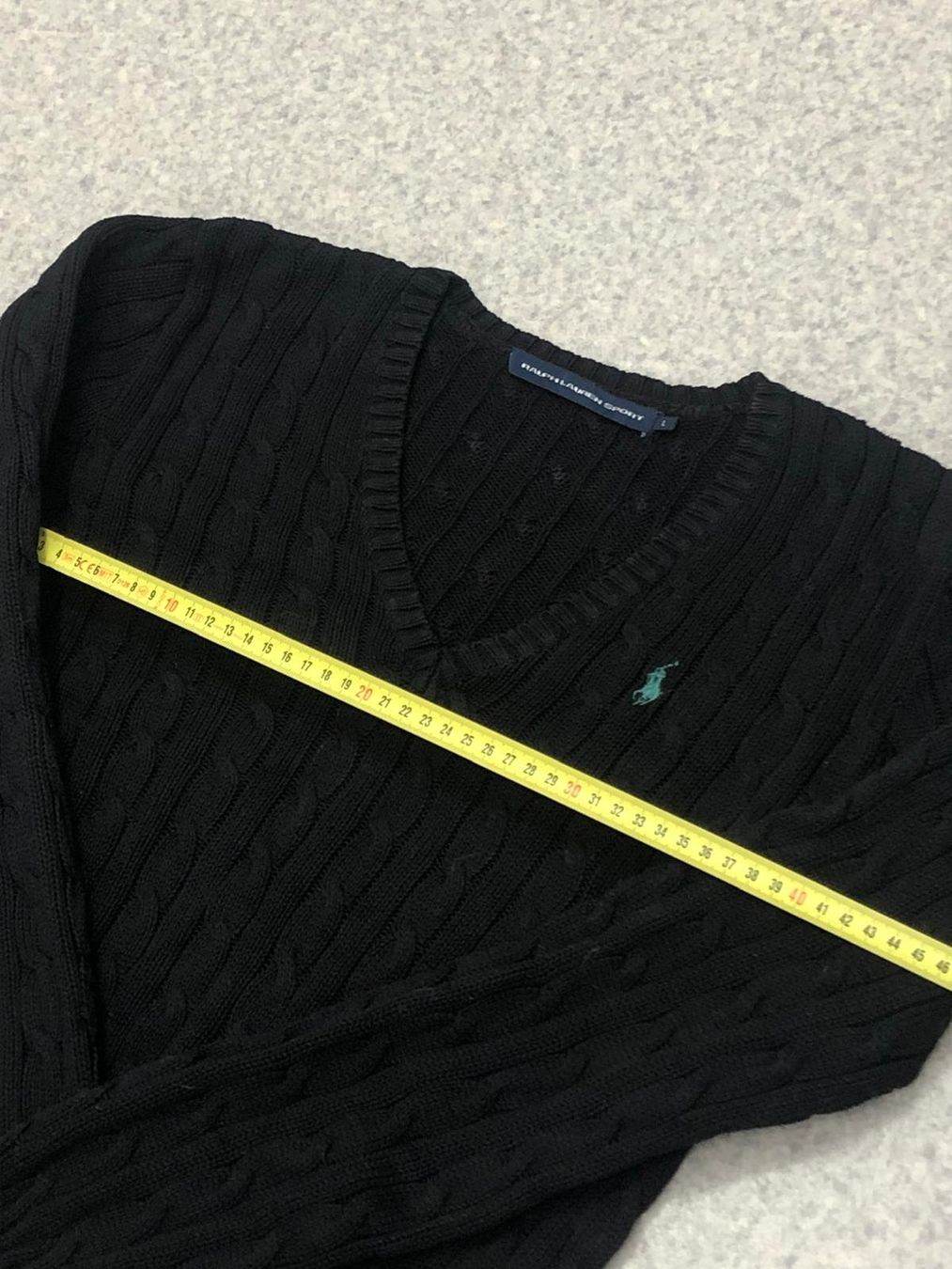 Ralph Lauren Pulls & Sweat-shirts: Pull torsadé Noir Ralph Lauren Taille L – D'occasion à Genève par leb_5j62 3
