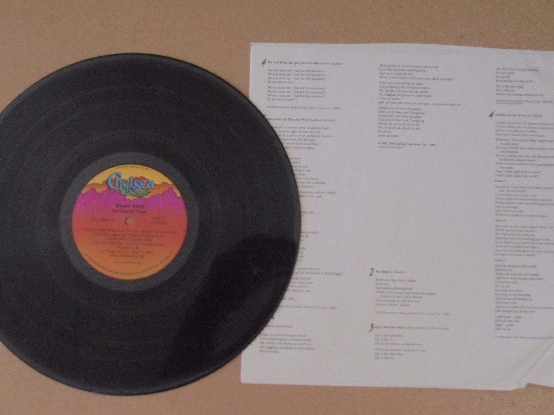 Dischi in vinile: Christopher Cloud " Blown Away " LP USA (VG+/EX) – Usato da Crissier venduto da Promopost 3