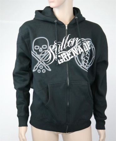 Sullen Herren Jacke Kapuzenjacke Zip Hoody /schwarz/Gr.L