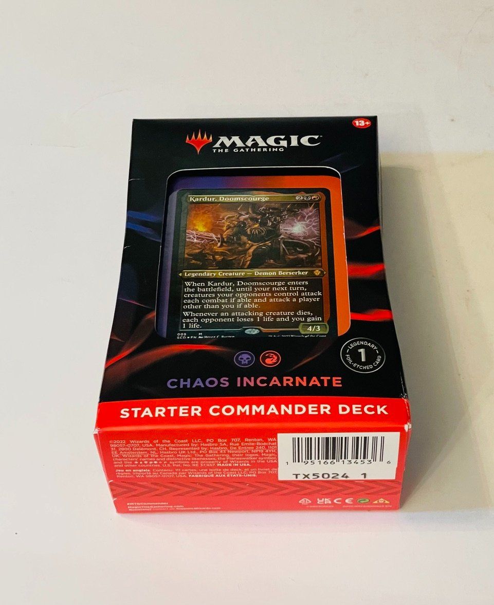 Magic The Gathering Sammelbilder & Trading cards: Magic the Gathering Chaos Incarnate Starter Commander Deck – Neu (gemäss Beschreibung) aus Duggingen von nad_6yzh 2