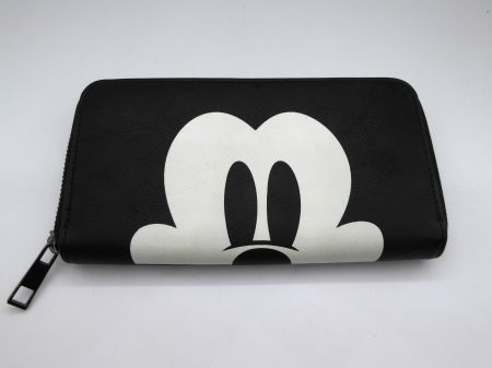 Orig. Mickey Mouse Portemonnaie – Schwarz mit Disney-Prägung