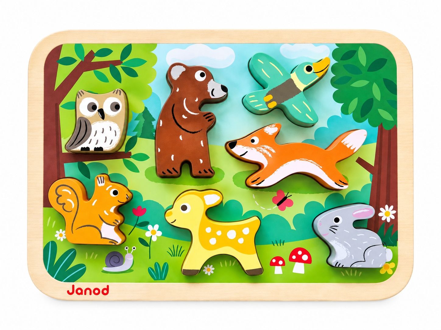 Janod Puzzle: Janod Puzzel Holz – Nuovo (secondo la descrizione) da Zürich venduto da Kris8050