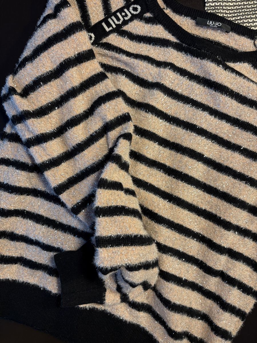 Liu Jo Pulls & Sweat-shirts: Strickpulli LiuJo gestreift, M – D'occasion à Staufen par F14_tomcat 2