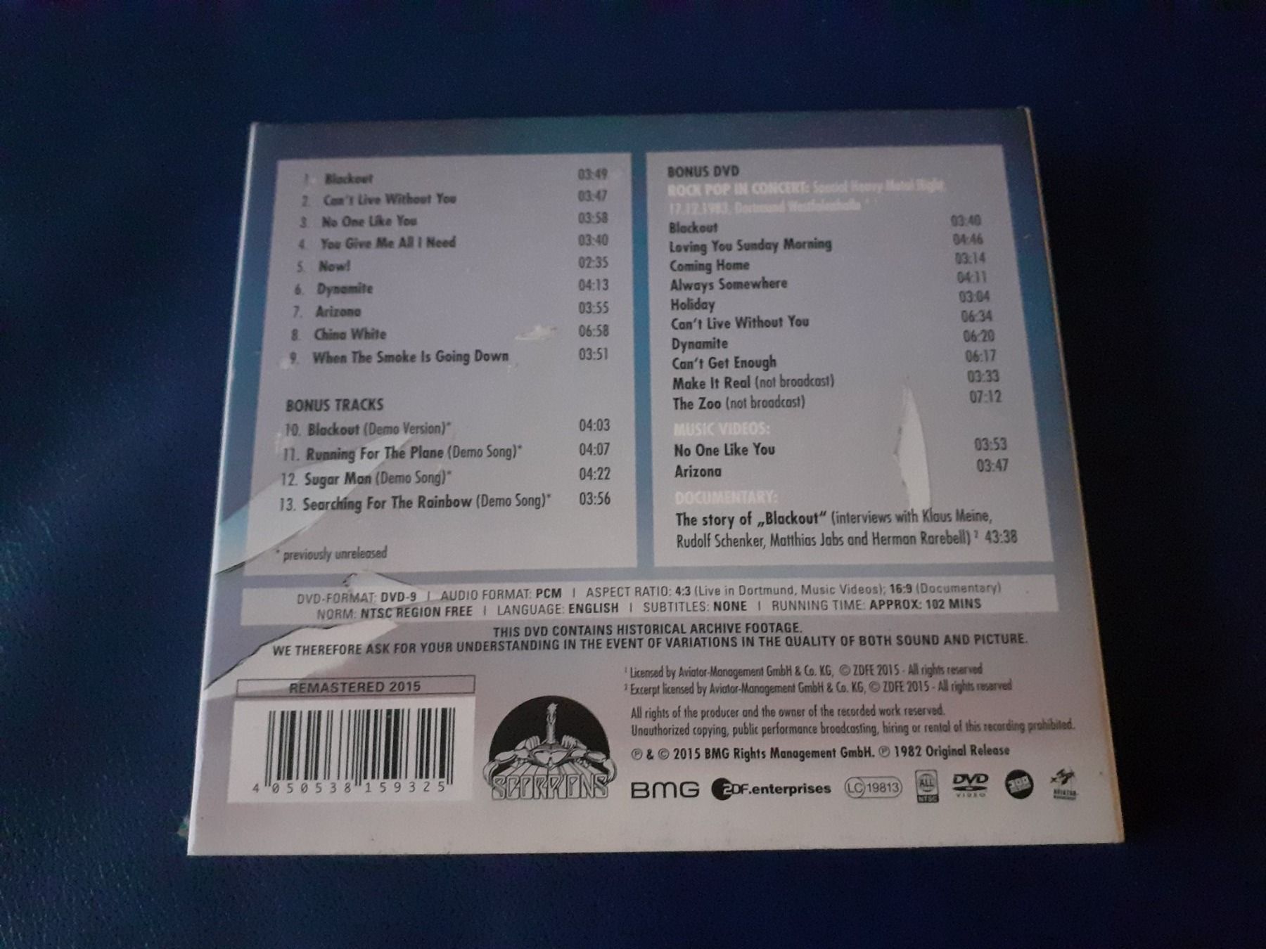 CD: Scorpions – Blackout – Usato da Liebefeld venduto da type013 1