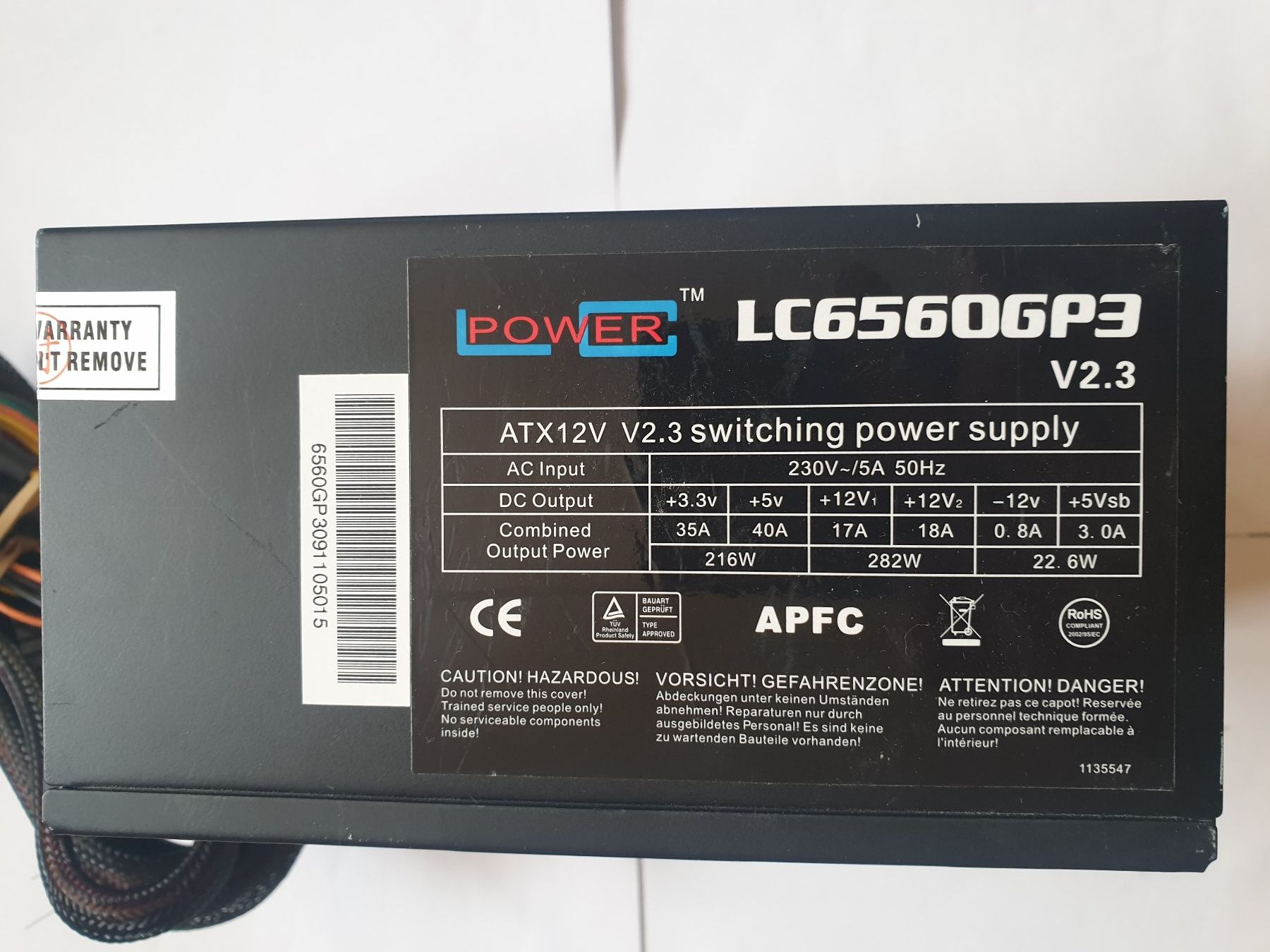 Elektronikbauteile: Alimentation pour PC / pas testée – Gebraucht aus Moudon von Amaroli7