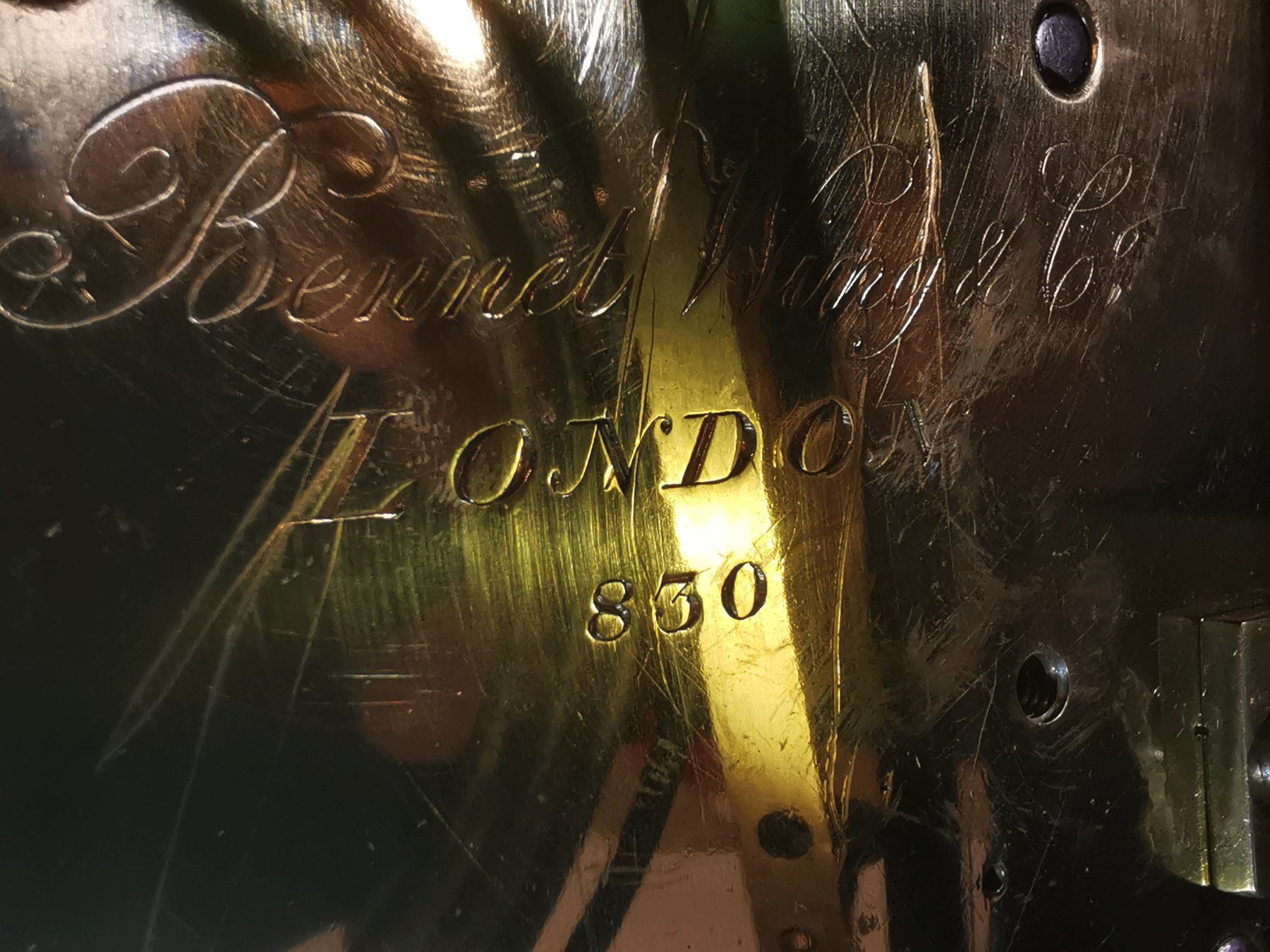 Montres: Regency-Stockuhr (Bracket Clock Bennet&Wing 830) – D'occasion à Dübendorf par aschiduebendorf 7