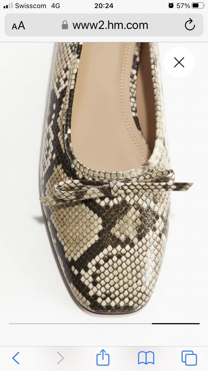 H&M Scarpe da donna: H&M Schlangenprint Ballerinas 39 – Nuovo (secondo la descrizione) da Wettingen venduto da ABBA-Retro