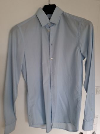 Herrenhemd Strellson Slim Fit hellblau Grösse 38
