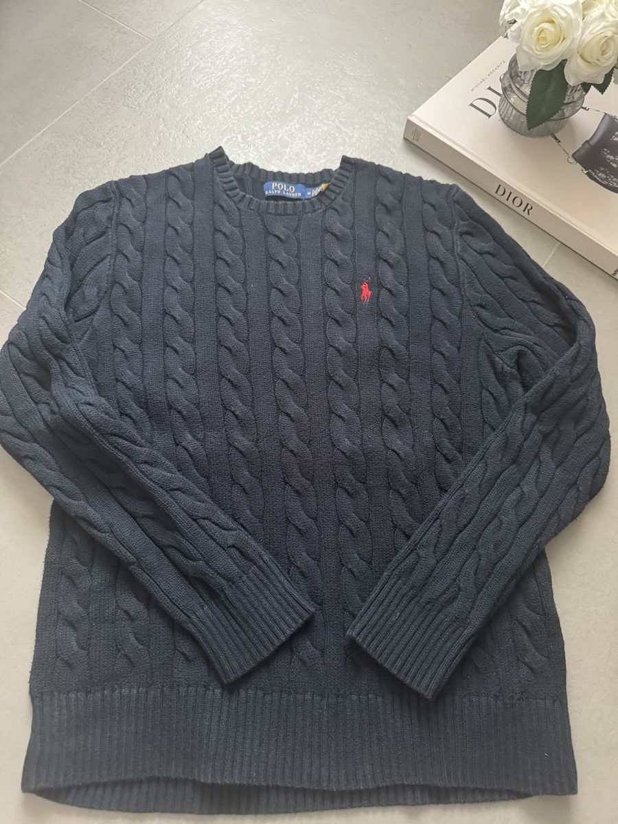Ralph Lauren Maglioni & Felpe: Ralph Lauren Pullover dunkelblau in – Usato da Reinach BL venduto da LejEm