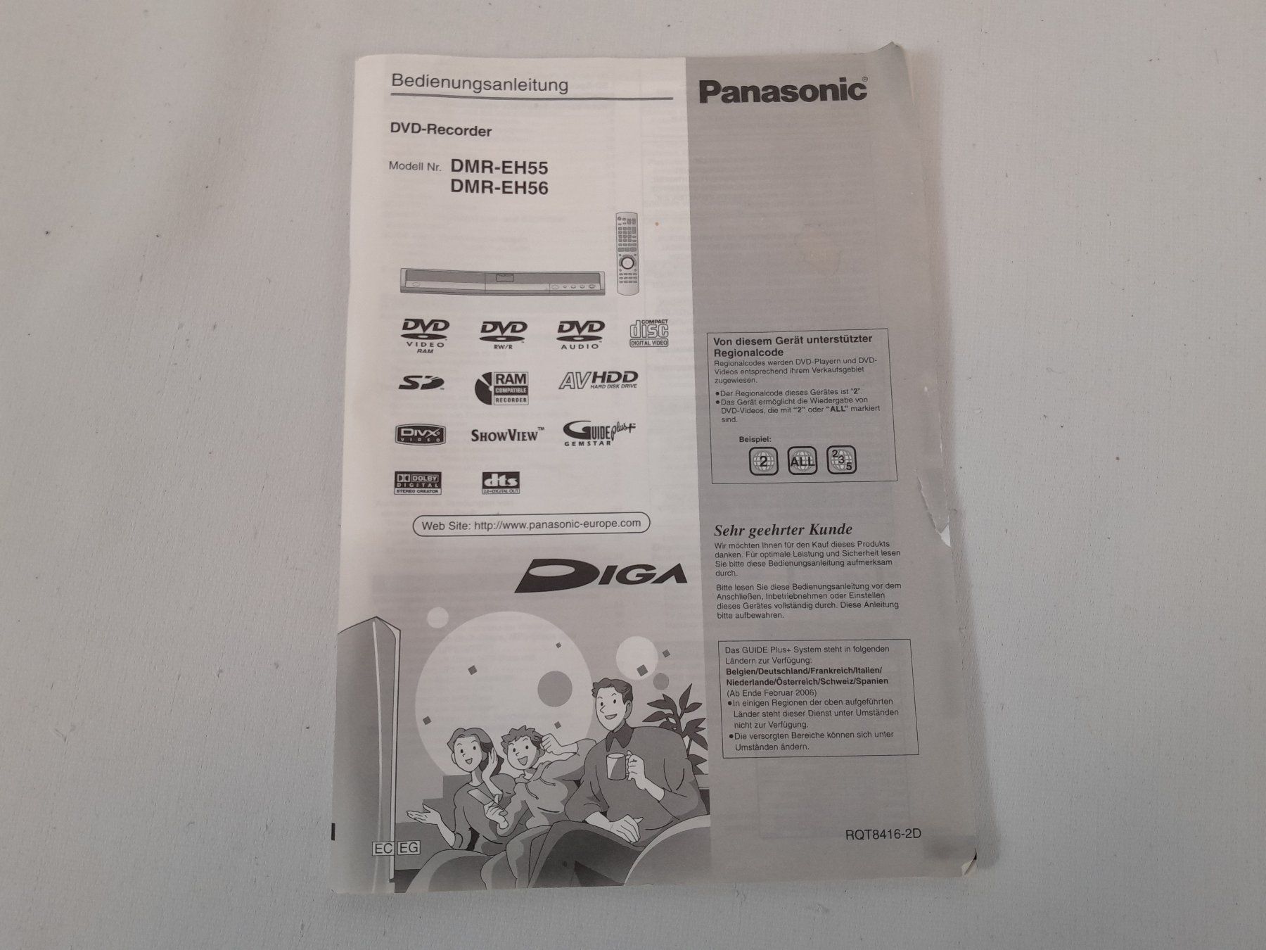 Panasonic Lettore multimediale & Streamer: PANASONIC DMR - EH55 DVD Player – Usato da Richterswil venduto da Restwert_Richterswil 9