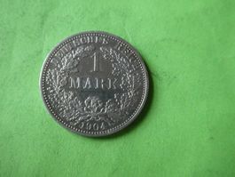 Dt. Reich 1904 F, 1 Silbermark