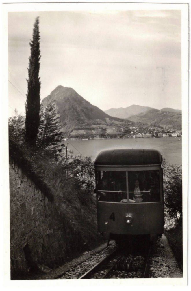 Ansichtskarten: Lugano - Standseilbahn – Gebraucht aus Binningen von Mountainrider