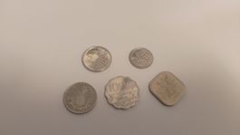 5 Münzen aus Barbados + Bahmas *Kleine Münzsammlung ab 1.-*