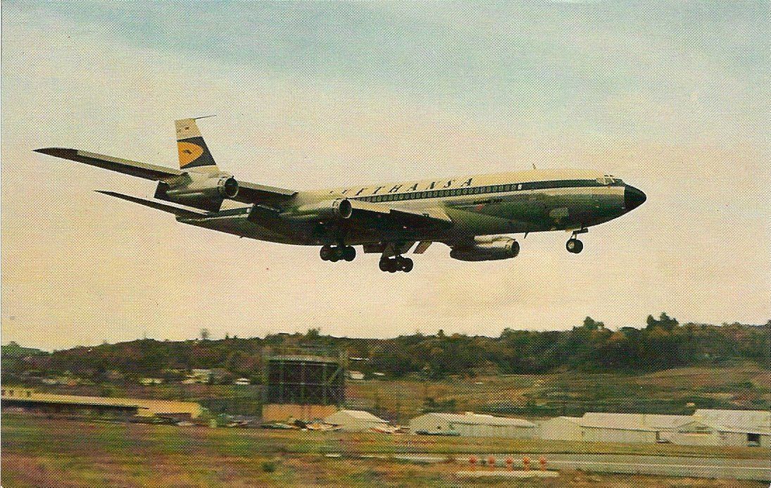 Ansichtskarten: Lufthansa Boeing 707-330C D-ABUA – Neu und originalverpackt aus Thun von Abigboss