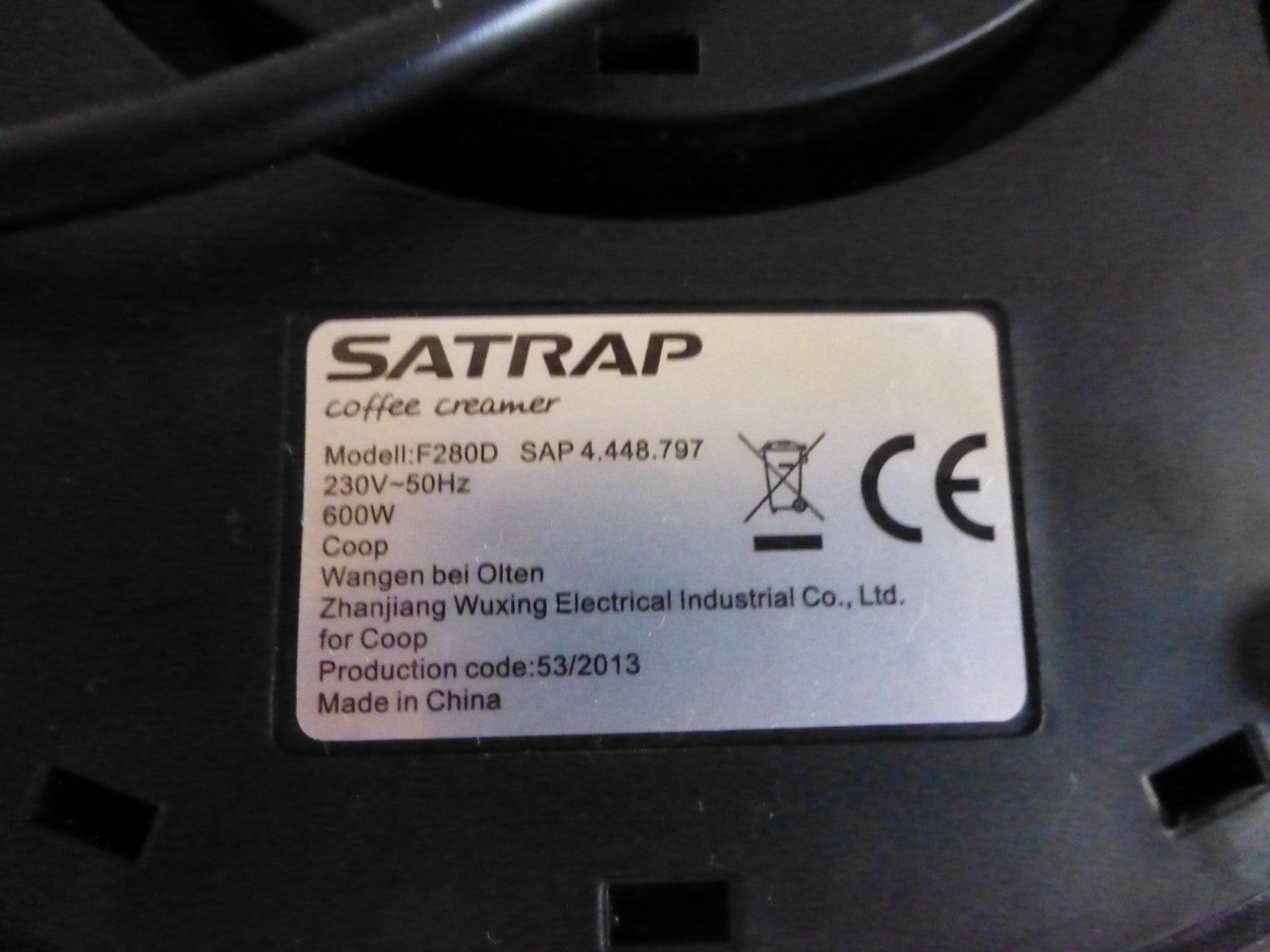 Appareils de cuisine: Milchschäumer von Satrap – D'occasion à Würenlingen par drago56 2