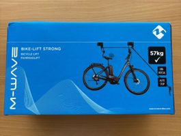 M-Wave Fahrradlift Strong bis 57kg Deckenmontage (fabrikneu)