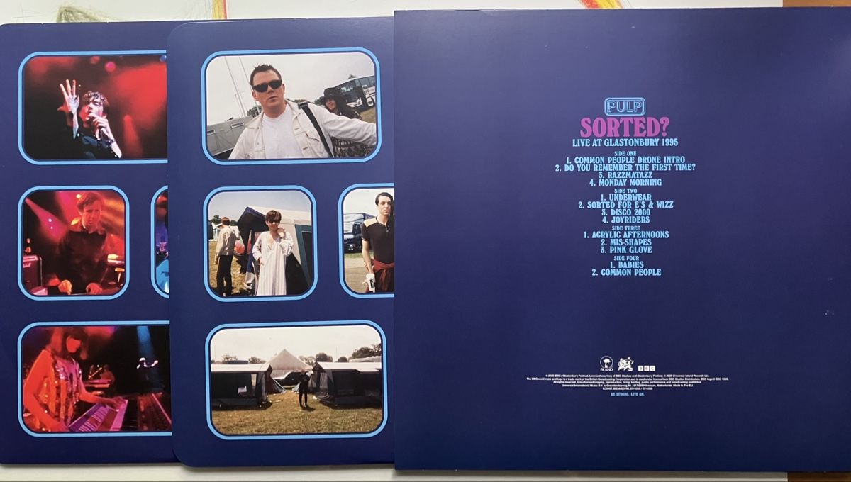Dischi in vinile: Pulp Live Glastonbury 2 LP Box, Booklet, Poster – Nuovo (secondo la descrizione) da Basel venduto da Gholb 1