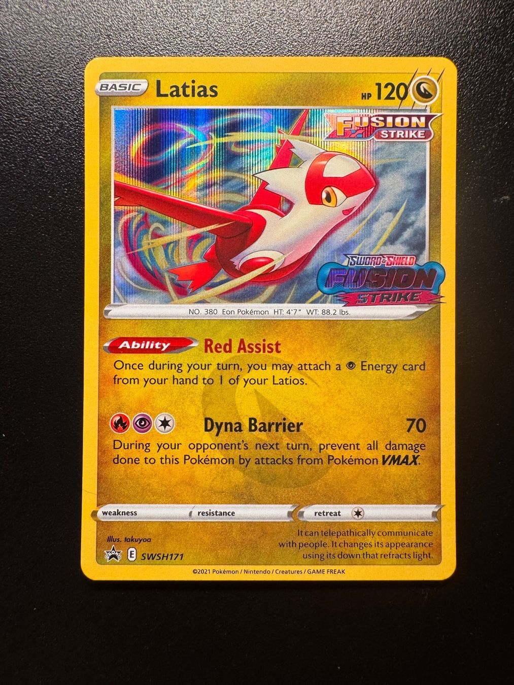 Pokémon Cartes à collectionner: Pokemon Latias Prerelease SWSH171 – D'occasion à Corticiasca par gio_yp69