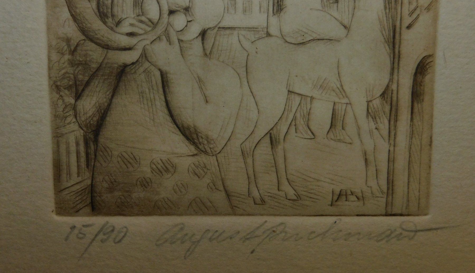Grafiken & Lithographien: Lithografie limitiert u handsigniert v August Buchmann – Gebraucht aus Sursee von 76 2