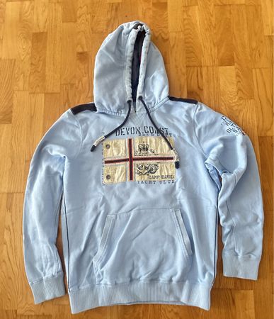 Camp David Pullover Hoodie L Hellblau Yacht Club