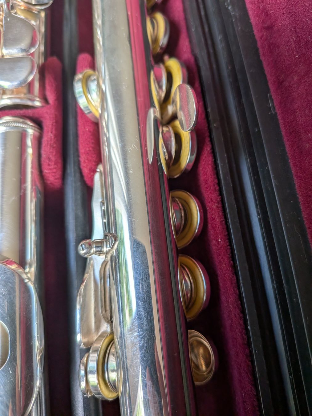 Yamaha Musikinstrumente: Querflöte Yamaha 311 Silberkopf 925 mit Koffer – Gebraucht aus Meiringen von elonel 4