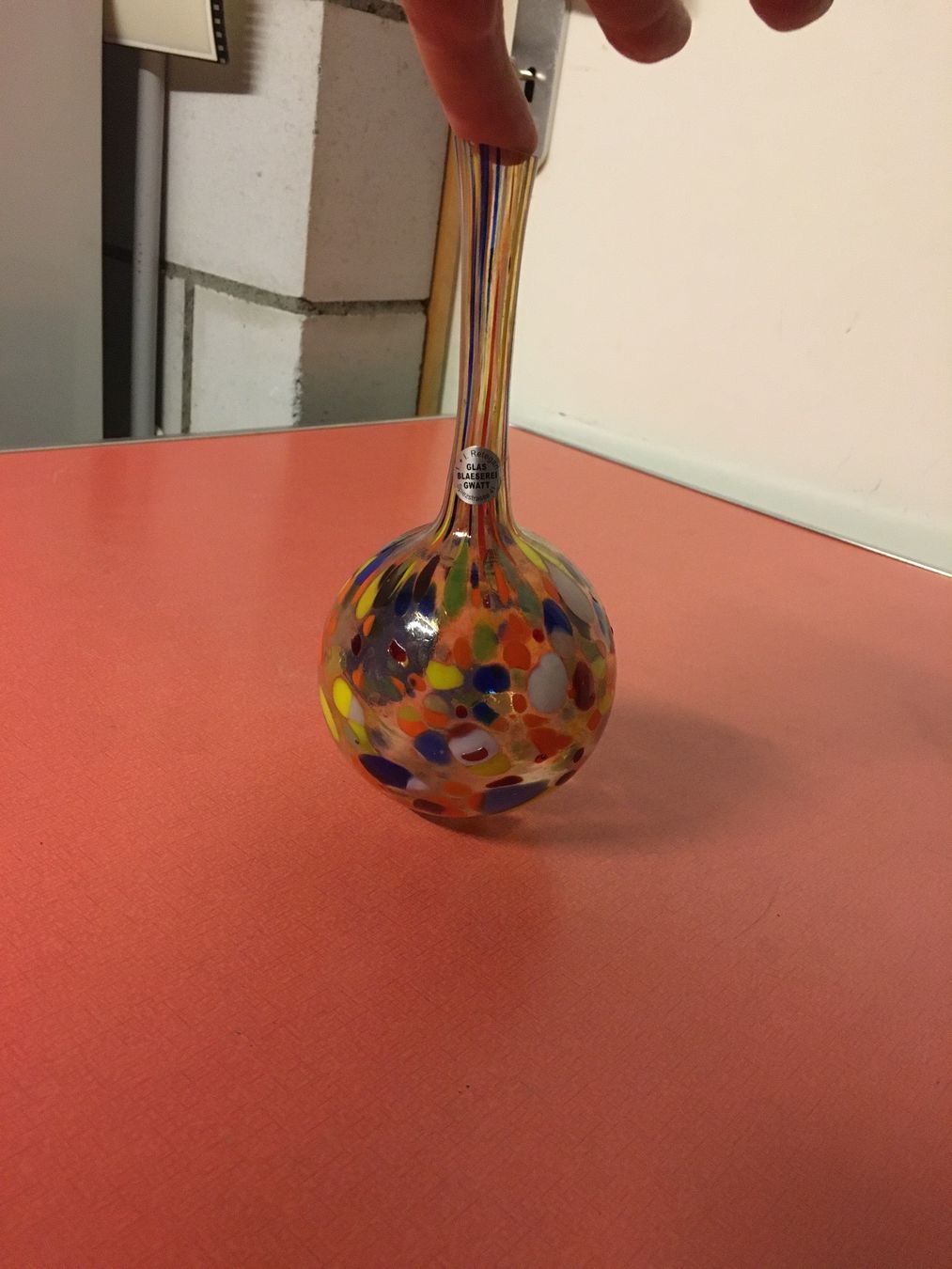 Vasi & Recipienti: Wunderschöne Glas Vase Blaserei Gwatt Thun. – Usato da Lanzenhäusern venduto da vic63 3